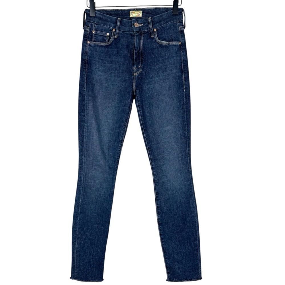 Mother The Looker Ankle Fray in Girl Crush Stretch Denim Women’s 24